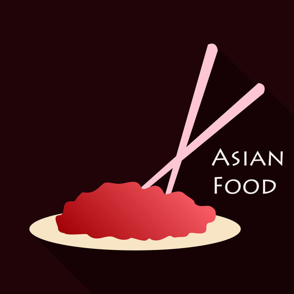 Japanese Noodles Asian Thai Chinese Food Vector 1000x1000 Japanese Noodles Asian Thai Chinese Food Vector