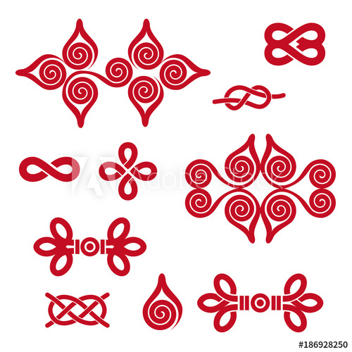500x500 Chinese Traditional Knot And Button Shapes