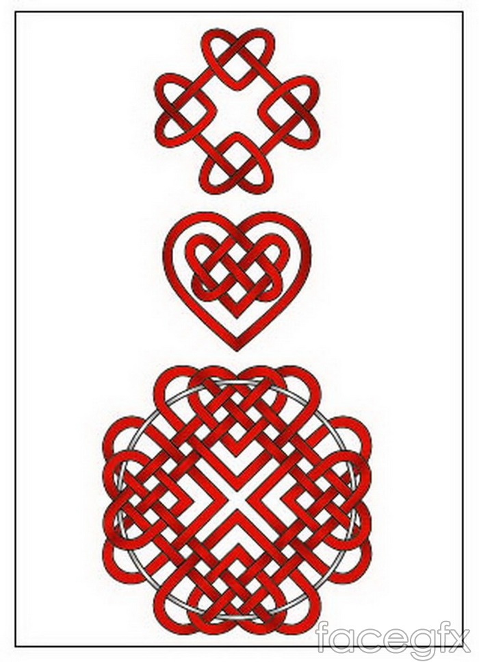 700x966 Vector Heart Shaped Chinese Knot Vector For Free Download Free