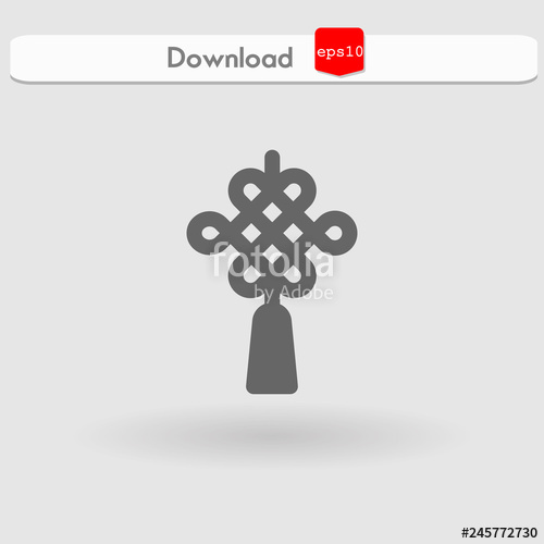 500x500 Chinese Knot Vector Icon Stock Image And Royalty Free Vector