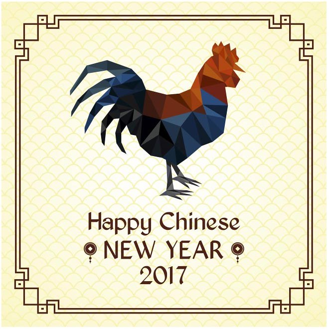 660x660 Free Vector Chinese New Year With Chicken Background
