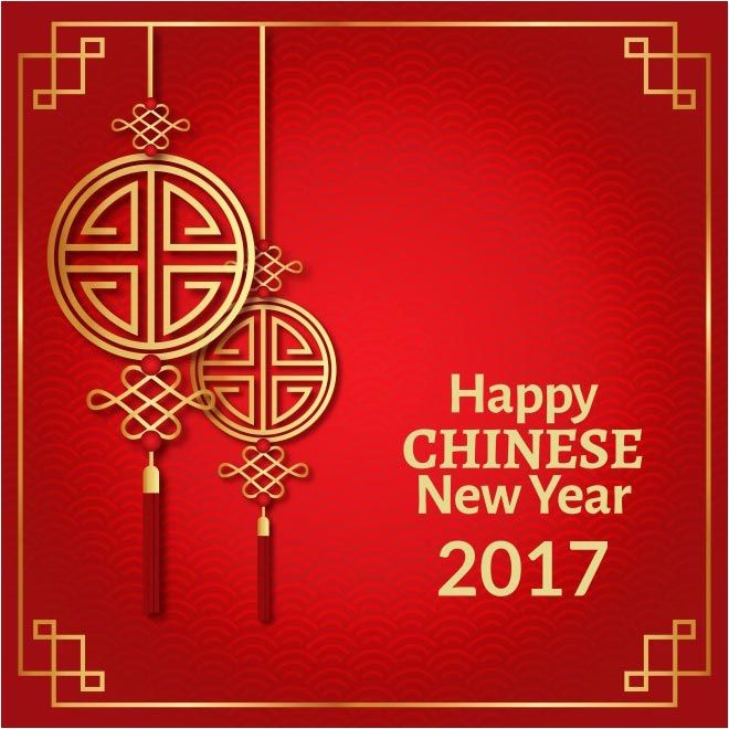 660x660 Free Vector Happy Chinese New Year Red Background Chinese
