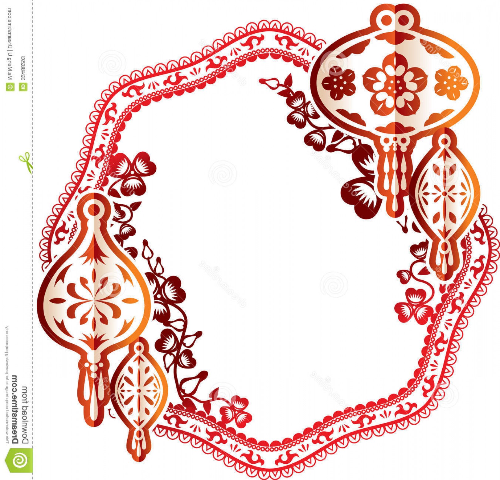 Chinese New Year Border Vector at Vectorified.com | Collection of