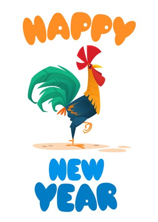 321x450 Template Greeting Card For Chinese New Year With Cute Cartoon