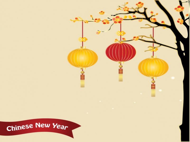 800x600 Chinese New Year Vector Image Backgrounds For Powerpoint Templates