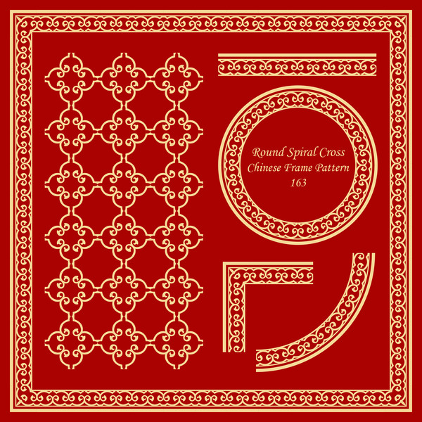 Chinese Frame With Ornaments Vectors Material Free Download 600x600 Chinese Frame With Ornaments Vectors Material Free Download
