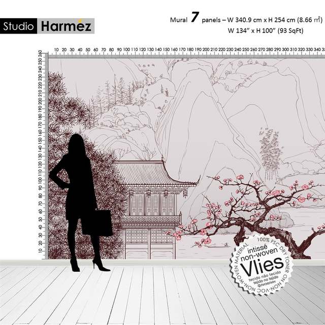 640x640 Online Shop Wisnia Vector Illustration Of A Chinese Landscape