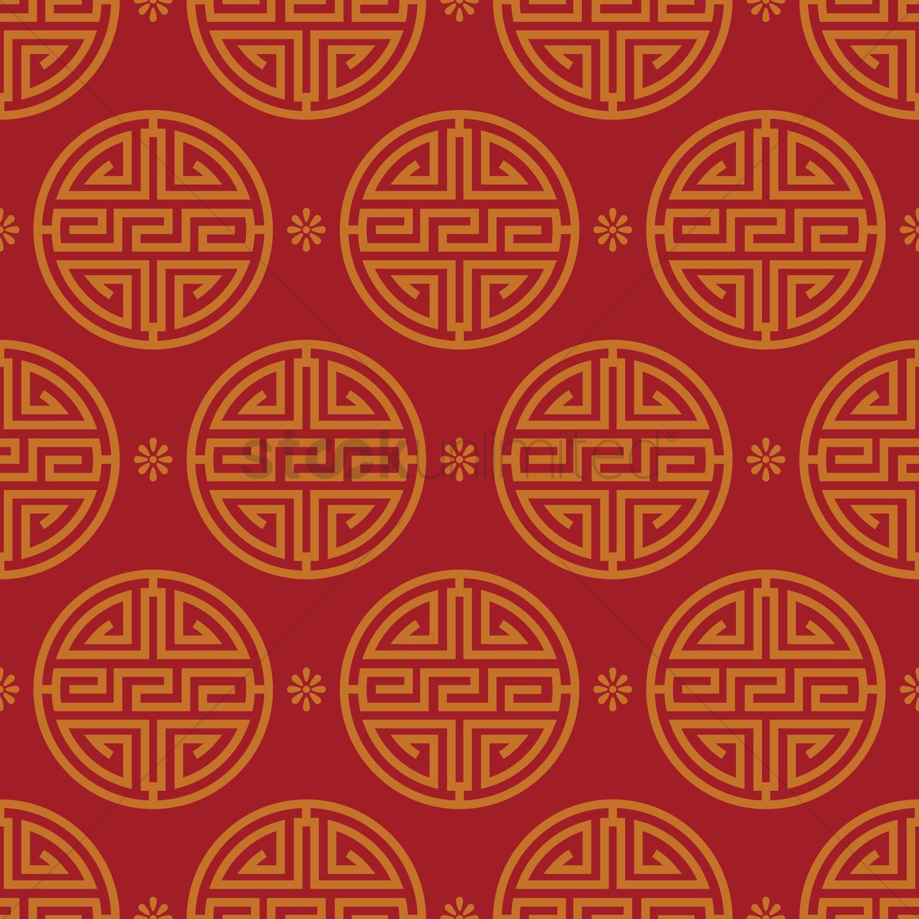 1300x1300 Chinese Pattern Background Vector Image