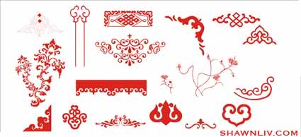 425x194 Giveaway Vector Of Classic Chinese Pattern Shawnliv