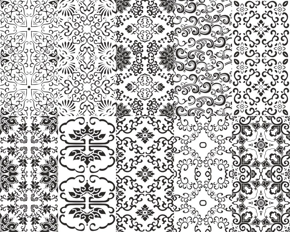 1000x800 Chinese Pattern Set Free Vector Cdr Free Download Vector Graphic Art