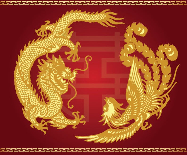 Chinese Phoenix Vector at Vectorified.com | Collection of Chinese ...