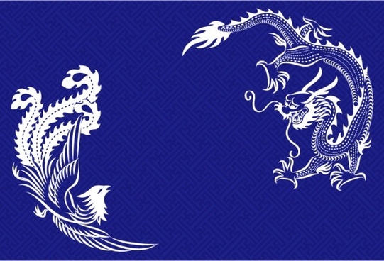 China Dragon Phoenix Free Vector Download 541x368 China Dragon Phoenix Free Vector Download