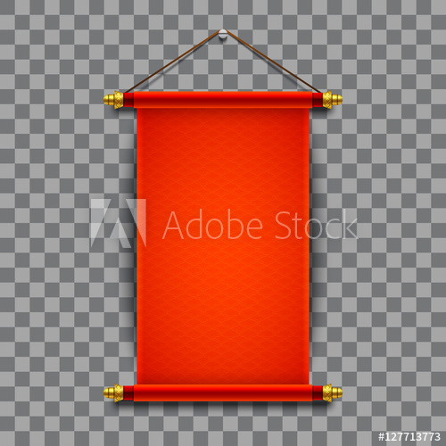 Chinese Scroll Vector