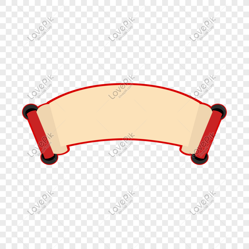 860x860 Chinese New Year Chinese Style Red Scroll Vector Border Element