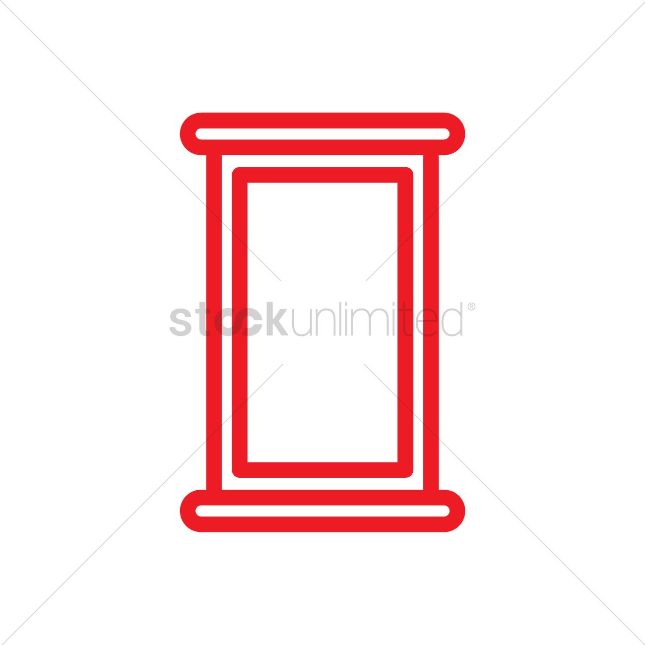 1300x1300 Chinese Scroll Vector Image