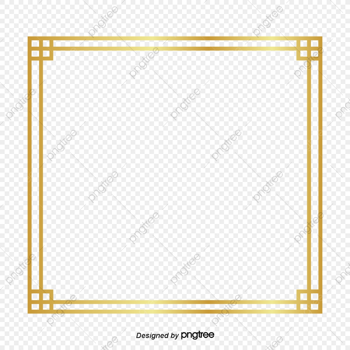 1200x1200 Golden Gradient Border Design For Chinese Wind Border, Frame