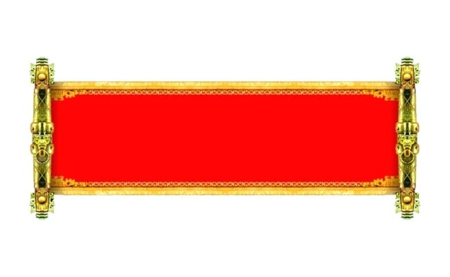 650x400 Chinese Scroll Scroll Lotus Paper Red Dragon Pillars Reel Chinese