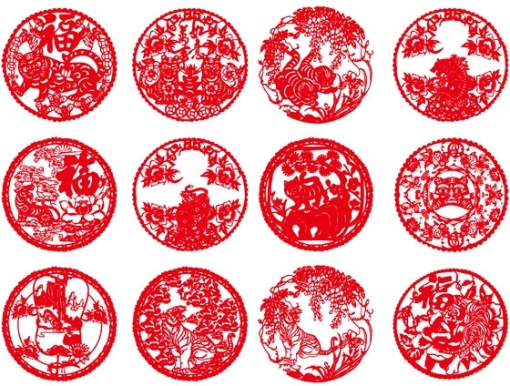 560x424 Vector Of Traditional Chinese Paper Cut Tiger Free Vector In Adobe