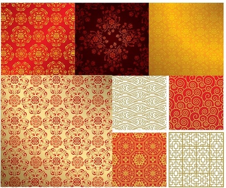 442x368 Chinese Pattern Free Vector Download