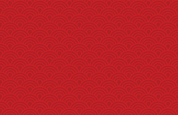 612x397 Good Vector Art Chinese Red Lanterns Seamless Pattern Vector