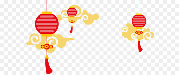 600x253 China Paper Lantern Euclidean Vector