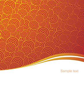 292x300 China Red Vector Seamless Background Royalty Free Stock Image