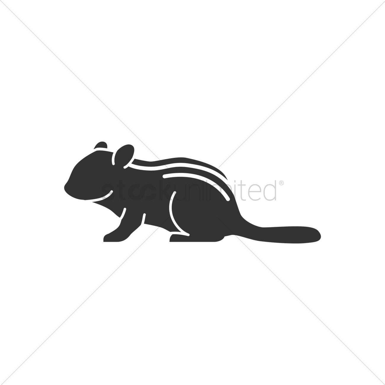 1300x1300 Chipmunk Vector Image