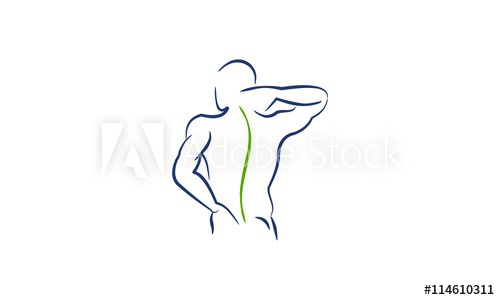 500x300 Chiropractic, Physcal Fitness Logo Vector