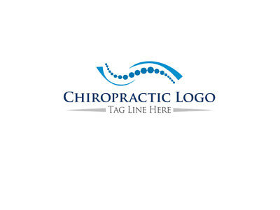 400x300 Professional Chiropractic Logo Spine Design Includes Vector
