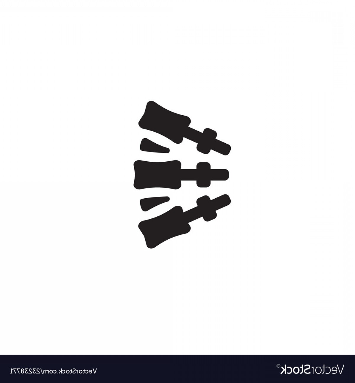 1200x1296 Chiropractic Black Concept Icon Vector Hoodamathrun