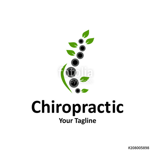 500x500 Chiropractic Logo Template Stock Image And Royalty Free Vector
