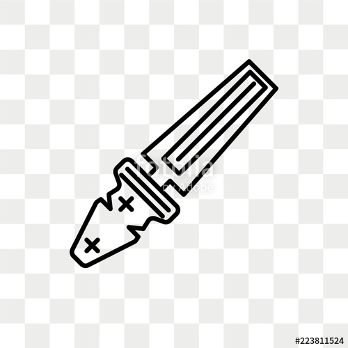 500x500 Chisel Vector Icon Isolated On Transparent Background, Chisel Logo