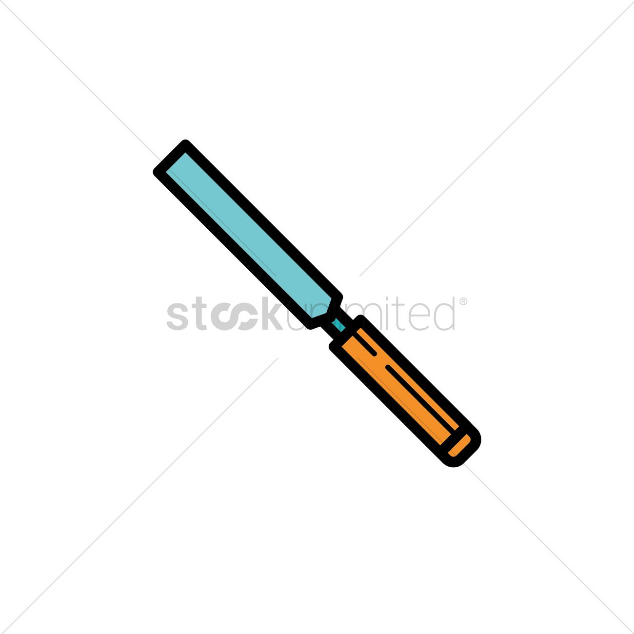 1300x1300 Construction Chisel Vector Image