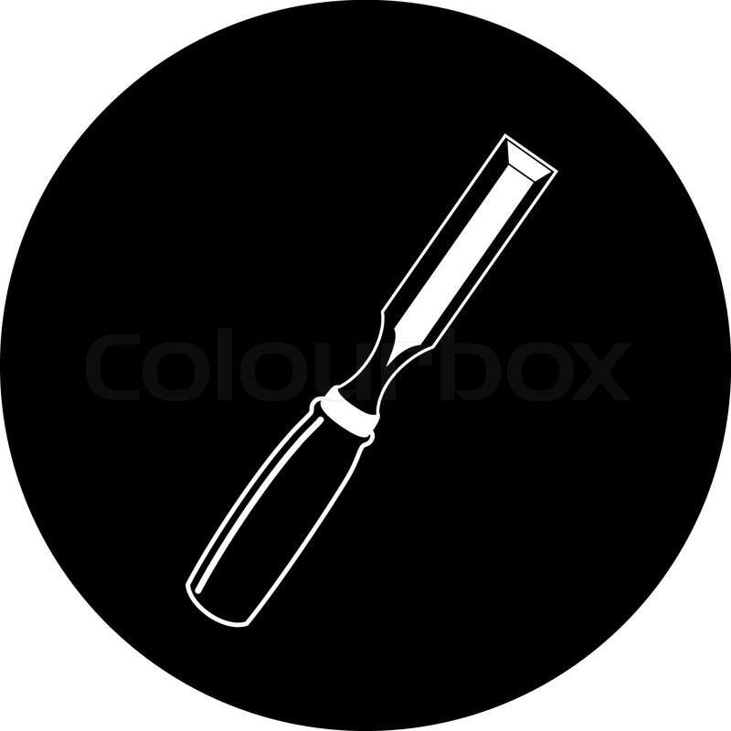 800x800 Vector Icon Of Chisel Stock Vector Colourbox