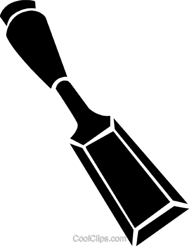 369x480 Chisel Royalty Free Vector Clip Art Illustration