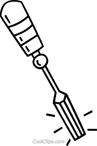 320x480 Chisel Royalty Free Vector Clip Art Illustration