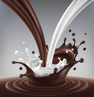 Chocolate Splash With Pistachio Vector Free Graphics 310x317 Chocolate Splash With Pistachio Vector Free Graphics