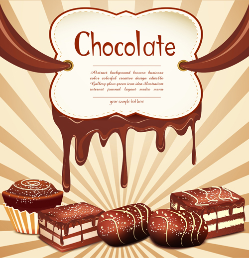 Realistic Chocolate Modern Background Vector Free Download 500x519 Realistic Chocolate Modern Background Vector Free Download