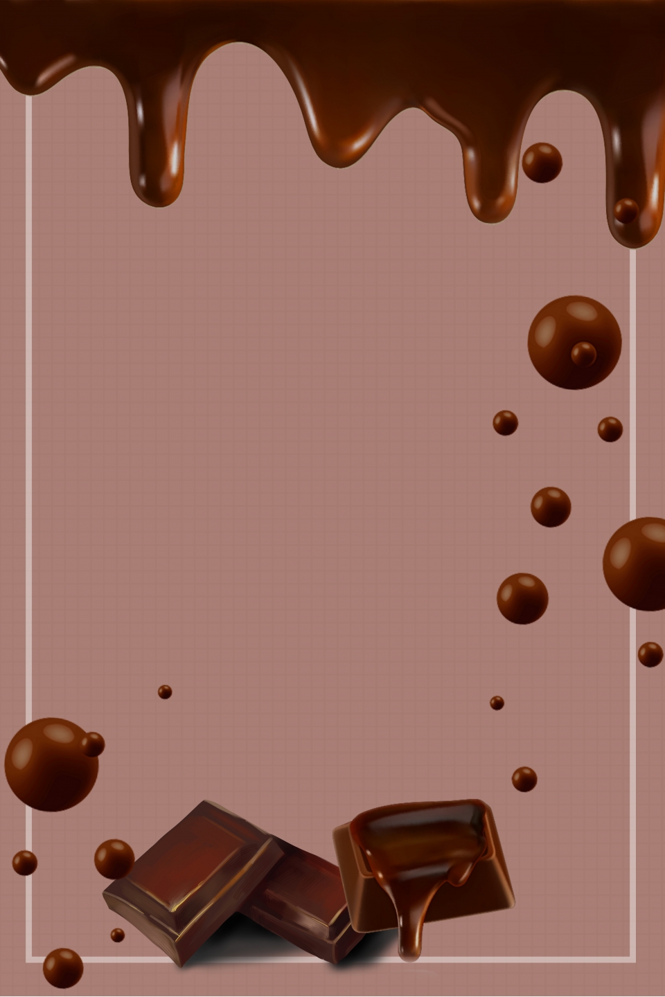 Vector Texture Shading Chocolate Poster Background Material, Cree 960x1440 Vector Texture Shading Chocolate Poster Background Material, Cree