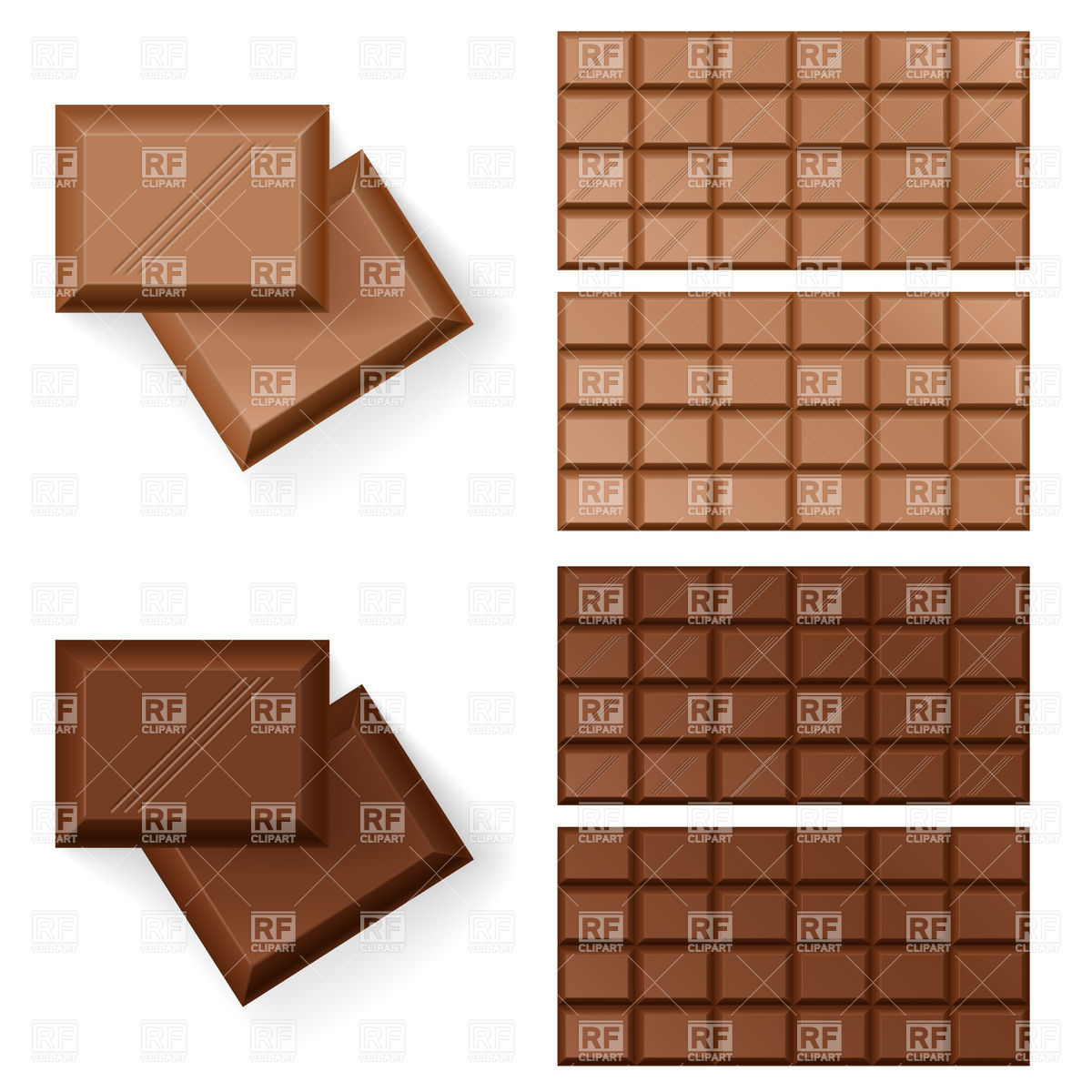 1200x1200 Set Of Chocolate Bars Vector Image Of Food And Beverages Dvarg