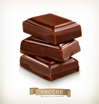350x368 Vector Food Chocolate Bar Free Vector Download