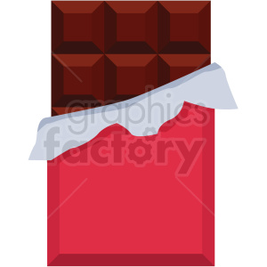 300x300 Chocolate Bar Vector Flat Icon Clipart With No Background Clipart