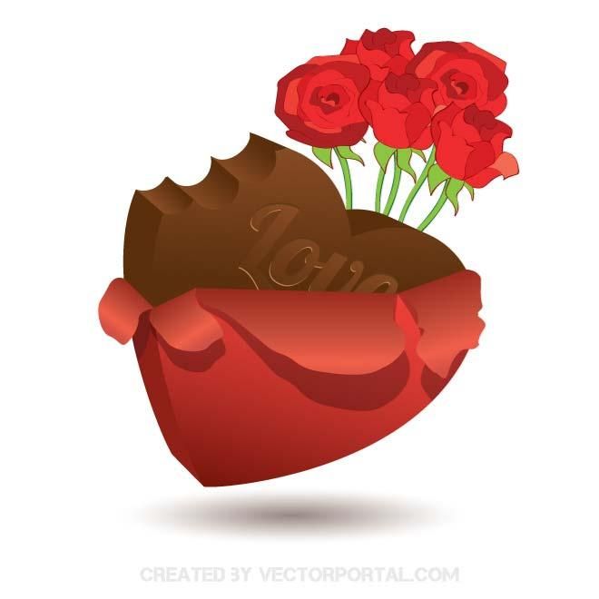 660x660 Chocolate Box Vector Image Love Vectors Chocolate Box, Free
