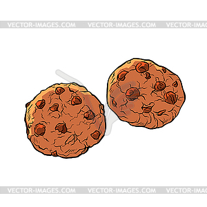 Chocolate Chip Cookies Isolate 300x300 Chocolate Chip Cookies Isolate