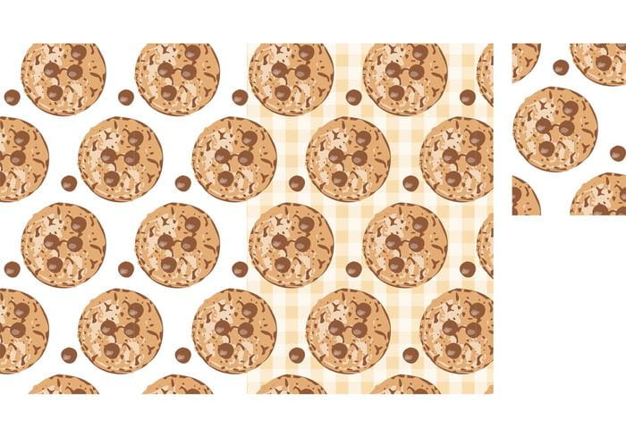Free Vector Chocolate Chip Cookies Seamless Pattern 700x490 Free Vector Chocolate Chip Cookies Seamless Pattern