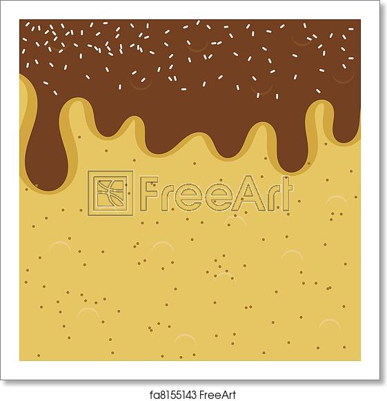 Free Art Print Of Vector Illustration Background Of Chocolate Chip 561x581 Free Art Print Of Vector Illustration Background Of Chocolate Chip