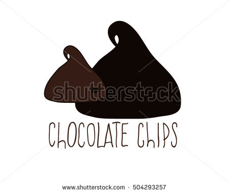 Chocolate Chip Clipart Black And White 450x379 Chocolate Chip Clipart Black And White