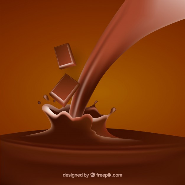 626x626 Chocolate Splash Vector Free Download