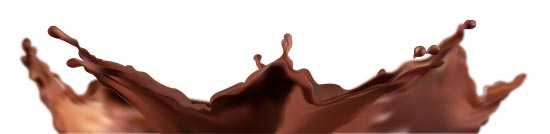 550x134 Chocolate Splash Vector