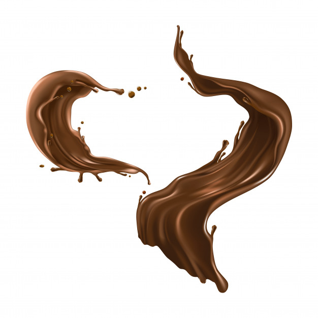 626x626 Hot Chocolate Splash Realistic Vector Free Download
